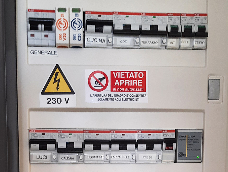 RI.AL - Quadro elettrico civile abitazione privata